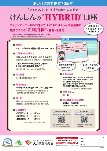 マイナンバーカード普及応援HYBRID口座