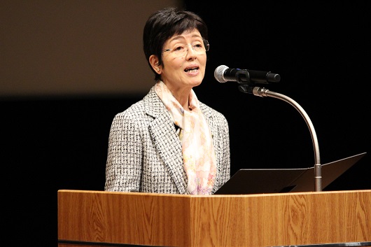 あいさつ 日田市長 椋野 美智子 氏