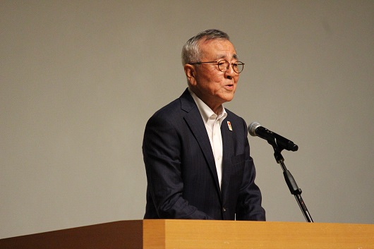 あいさつ 中津市長 奥塚 正典 氏