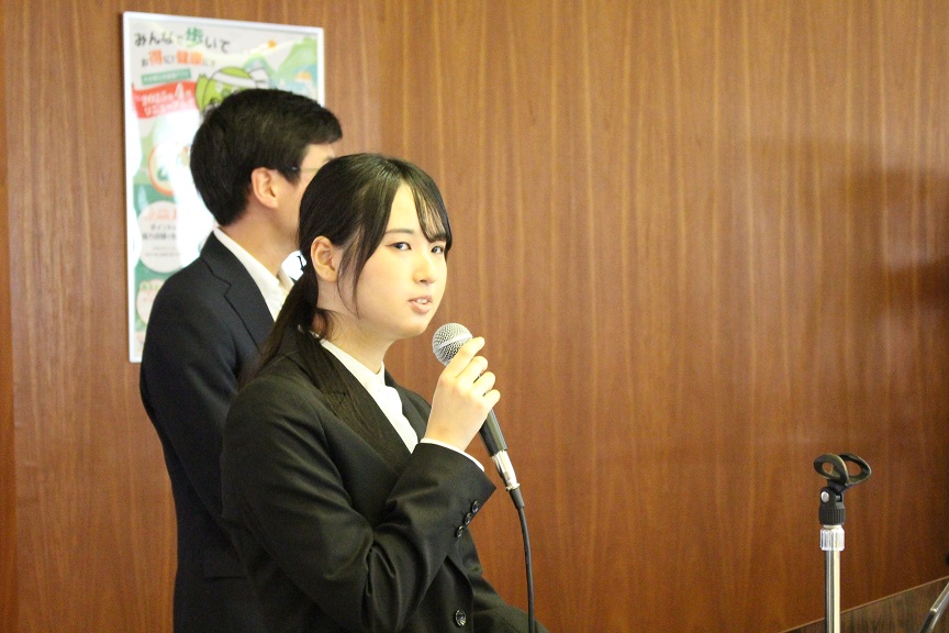 別府大学学生上山ゆずか様